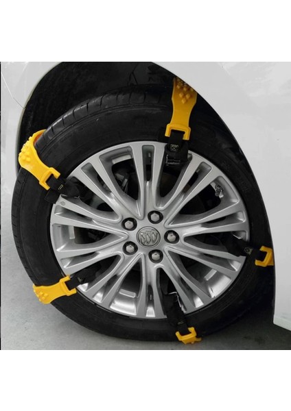 Araç Plastik Kar Zinciri Kaydırmaz Patinaj Önleme Zinciri Ayarlanabilir Tüm Araçlar ile Uyumlu