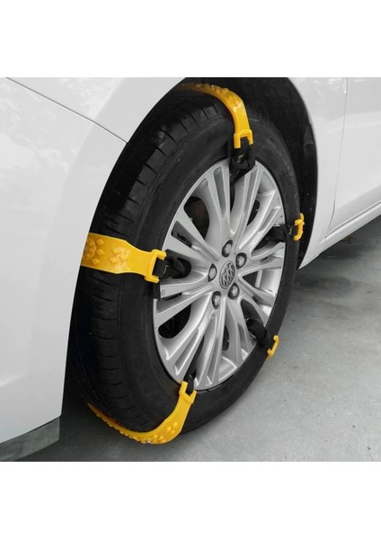 Araç Plastik Kar Zinciri Kaydırmaz Patinaj Önleme Zinciri Ayarlanabilir Tüm Araçlar ile Uyumlu indirimleri