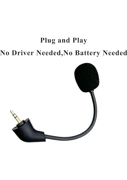 Yedek Mikrofon 3,5 mm Boom POST-2021 2. Versiyon Kablolu Kingston Hyperx Cloud 2 Iı Cloud Core Cloud Pro Cloud x Oyun Kulaklıkları Gürültü Önleme Mikrofonu Ps5 Switch Mac Pc Için indirimleri