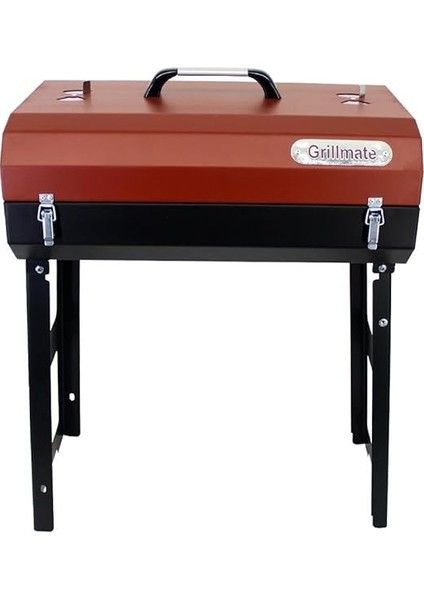 Cookout Katlanır Ayak Kilitli Barbekü Mangal-Kırmızı modelleri