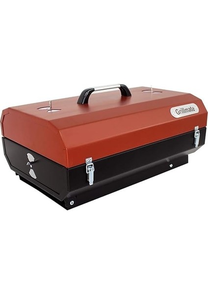 Cookout Katlanır Ayak Kilitli Barbekü Mangal-Kırmızı fırsatları