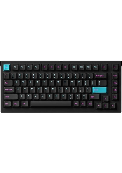 %75 MG75W Midnight Kablosuz Mekanik Klavye, 82 Tuşlu Sıcak Değiştirilebilir Oyun Klavyesi, Mac/win Için (Akko V3 Pro Kremsi Sarı)