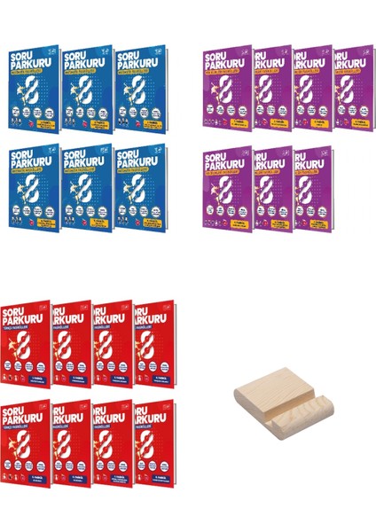 Newton Lgs 8. Sınıf Matematik Fen ve Türkçe Fasikül Seti 3lü Set + Telefon Standı