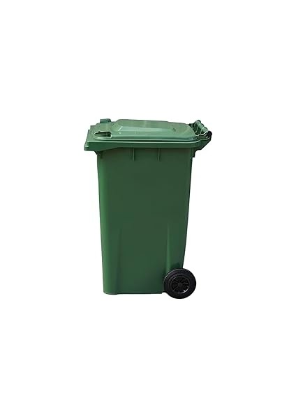 Plastik Çöp Konteyneri 240 Litre Konteyner - A+ Isıya Karşı Dayanıklı Malzeme - Yeşil fırsatları