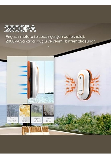 Cam Silme Robotu Cambaz Aktive Akıllı Cam Temizleme Robotu WCR-2310Y fiyatları