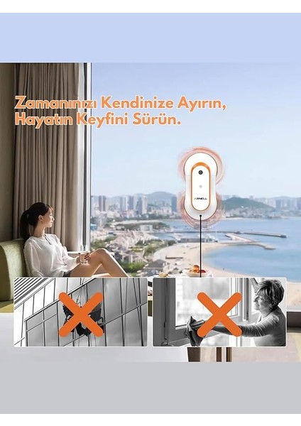 Cam Silme Robotu Cambaz Aktive Akıllı Cam Temizleme Robotu WCR-2310Y indirimleri