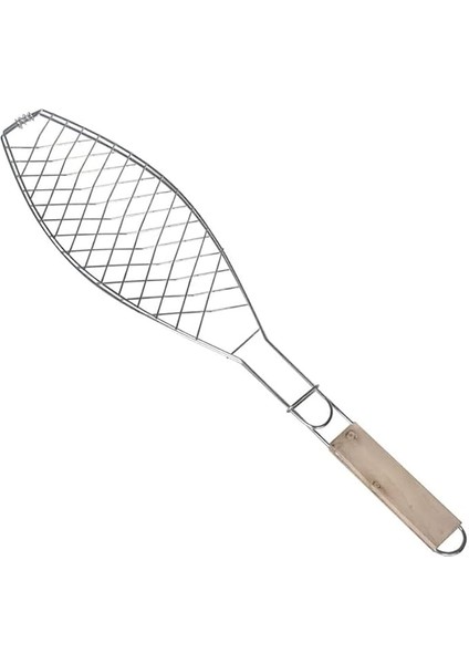 Lua Metal Yapışmaz Balık Izgara Teli, Izgara Için Balık Teli, Barbekü Aksesuarları, Dış Mekan, Pişirme Ekipmanları, Ahşap Saplı Izgara Teli,