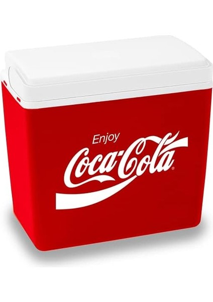 Coca-Cola CCMP24 24 Litre Buzluk, Kırmızı/beyaz