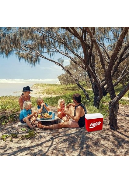 Coca-Cola CCMP24 24 Litre Buzluk, Kırmızı/beyaz fırsatları
