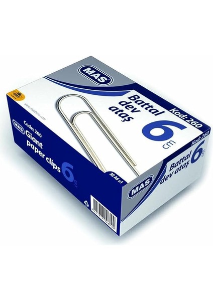 Dev Ataş Battal Tip No6 30 Adet No 260