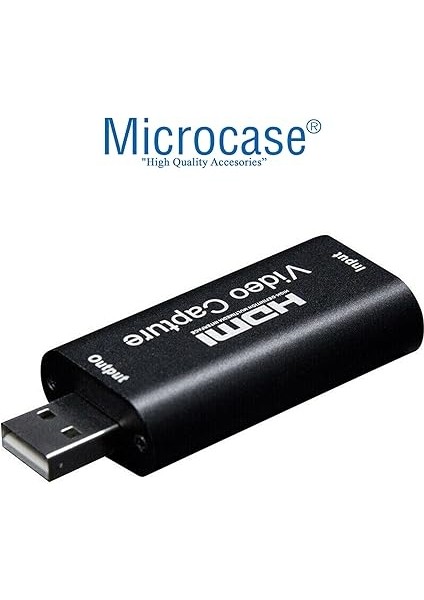 USB 2.0 HDMI Video Capture Video Kayıt Ekran Aktarma Adaptörü - Siyah AL2623 indirimleri