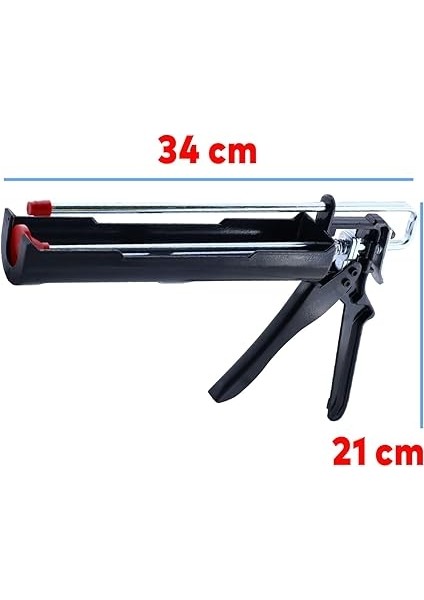 Klasik Epoksi Kimyasal Dübel Tabancası Metal Silikon Tabancası Siyah modelleri