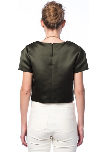 Kısa Kollu Bluz Haki K1513108_023 fiyatları