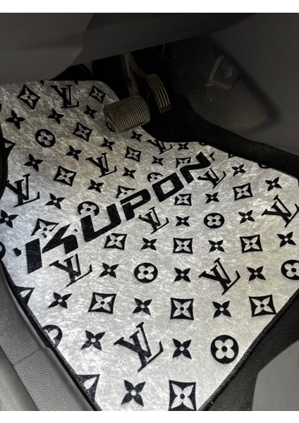 Lüx Oto Halı Paspas Desenli Yıkanabilir Universal (Her Araca Uyumlu)(Kupon Lv Beyaz) fiyatları