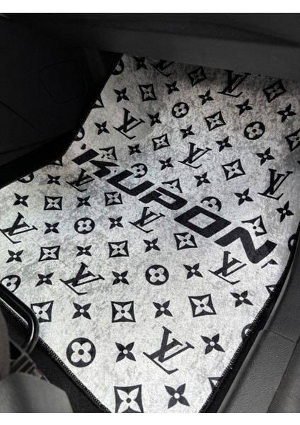 Lüx Oto Halı Paspas Desenli Yıkanabilir Universal (Her Araca Uyumlu)(Kupon Lv Beyaz) fırsatları