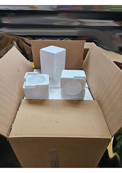 Koruyucu Strafor Köpük Kutu 24 Adet | 660 Cc. 720 Cc. Cam Kavanoz Kırılma Önleyici Köpük modelleri