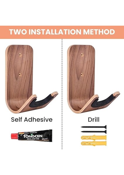 Gitar Duvar Askısı,gitar Için Ahşap Raf | Ukulele, Banjo, Akustik Elektro Gitar, Bas Için Sertağaç Gitar Duvar Montaj Askısı indirimleri