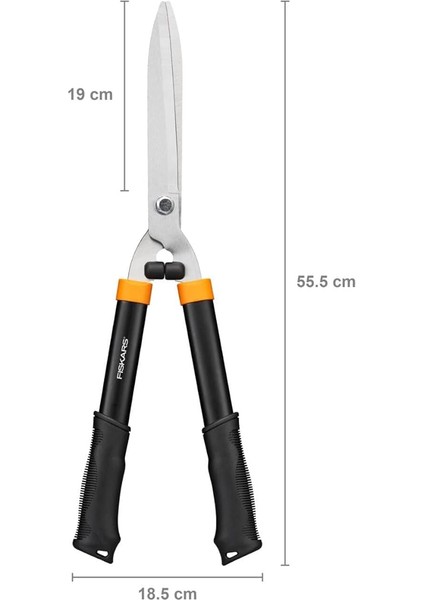 HS21 Çit Budama Makinesi, Çit ve Çalıları Budamak Için, Uzunluk 59 Cm, Sertleştirilmiş Çelik Bıçaklar/yumuşak Dokunuşlu Plastik Sap, Siyah/turuncu, Düz, 1026827 fiyatları