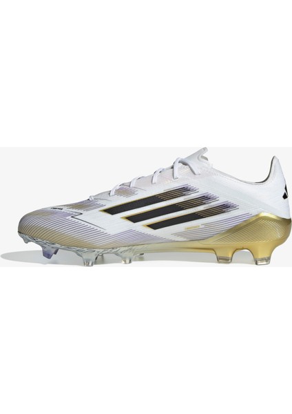 F50 Elite Erkek Beyaz Çim Saha Kramponu.-