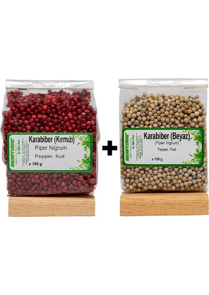 Kırmızı-Beyaz Tane Karabiber 100 G 2'li