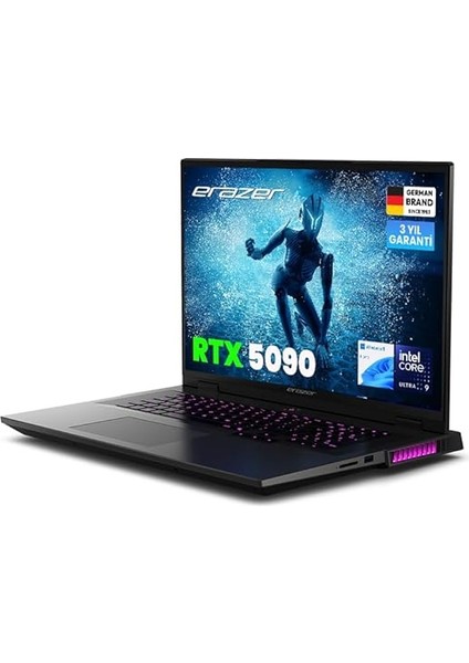 Beast 18 X1 MD62729 Intel Ultra 9 275HX 64GB Ram 4tb SSD RTX5090 18" 240Hz Qhd+ IPS W11H Oyuncu Laptop modelleri