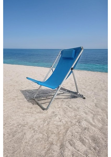 Balkon Teras Bahçe Şezlong Katlanır Yastıklı 5 Kademe Ayarlı Yatar Rahat Plaj Balıkçı Tv Koltuğu fırsatları