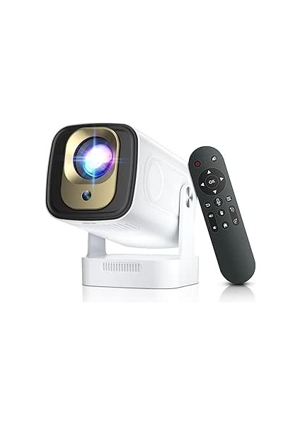 Sinoy Smart Projector, 1080P, 200 AINSI Lumen, Android 11, WiFi 6, 4K Destekli