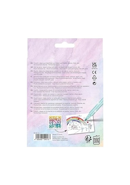 Unicorn Keçeli Kalem, Sınırlı Sayıda, 10 Renk, 3 Parıltılı fiyatları