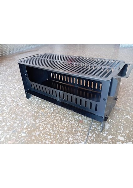 Mini Kamp Mangalı, Masa Üstü, Hafif, Siyah