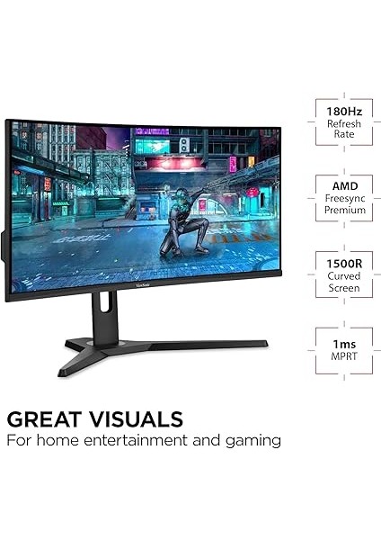 VX3418-2KPC 34” Wqhd, Va, 144HZ, 1ms, Adaptive Sync, 2xhdmı, 2xdp, HDR10, Kavisli Ultra Geniş Oyun Monitörü (21:9) fiyatları