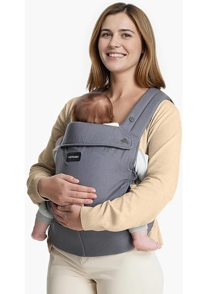 Ergonomik Anne Kanguru | Yenidoğan ve Bebek Taşıma Aparatı | Bel ve Sırt Destekli, Nefes Alabilir Kumaş, Ayarlanabilir Taşıyıcı | 0-36 Ay Için Uygun (Gri) fiyatları