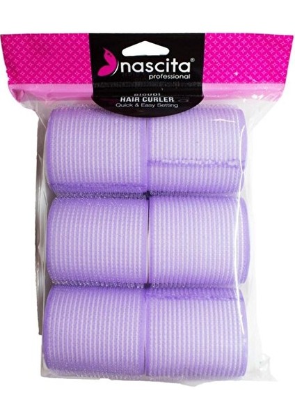 55*63 mm / 6lı Cırtlı Süngerli Bigudi - 62 modelleri
