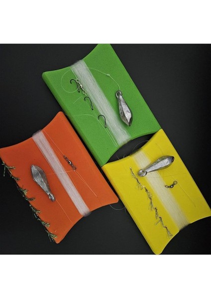 ve Dip Hazır Olta Set (3 Ad) Mantara Sarılı Kurşunlu Kıyı Tekne Istavrit Mezgit Mırmır Takım