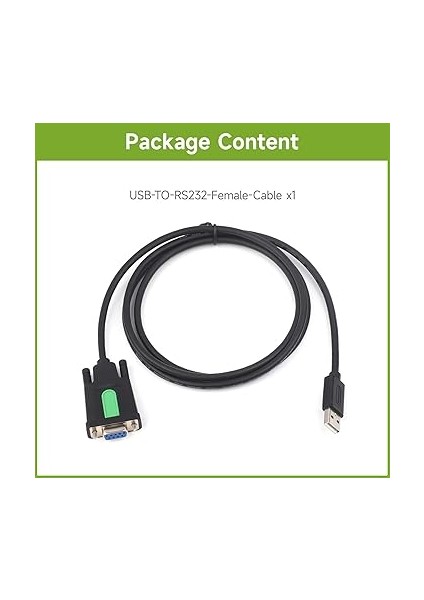 Orijinal FT232RL Ftdı Çip ile Endüstriyel USB RS232 Adaptörü, USB Tip A - RS232 Dişi Db9 (9 Pin) Kasiyer Kayıt, Modem, Tarayıcı, Dijital Kameralar Için Seri Dönüştürücü Kablosu, 1.5m modelleri