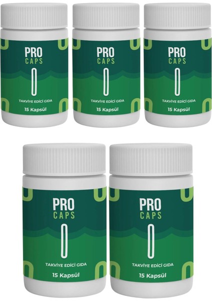 Caps 1 Kutu Takviye Edici Gıda Pro Caps Detox Için Çay Hediyesiyle Procaps modelleri