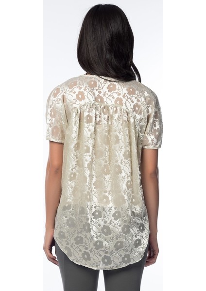 Çiçek Desenli Bluz Yeşil K1413028_012 fiyatları