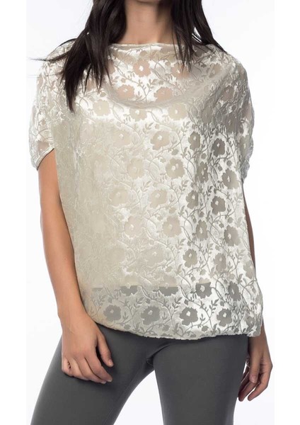 Çiçek Desenli Bluz Yeşil K1413028_012 fırsatları