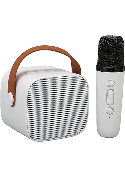 Hoparlör Mikrofon Seti, Retro Retro-Retro Ses Ses Karaoke Makinesi, Yetişkinler Için Dış Için Uzun Mesafeli Ayarlanabilir Kararlı Hacim (Whıte) modelleri