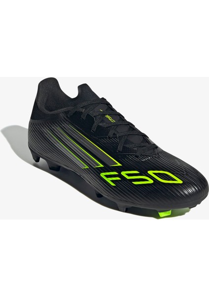 F50 League Firm-Multi Ground Erkek Siyah Çim Saha Kramponu.-