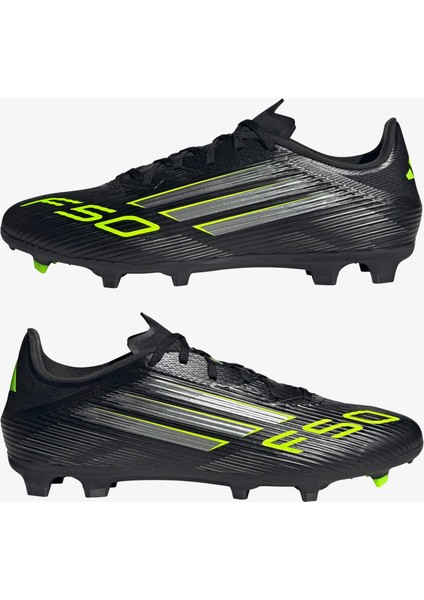 F50 League Firm-Multi Ground Erkek Siyah Çim Saha Kramponu.-