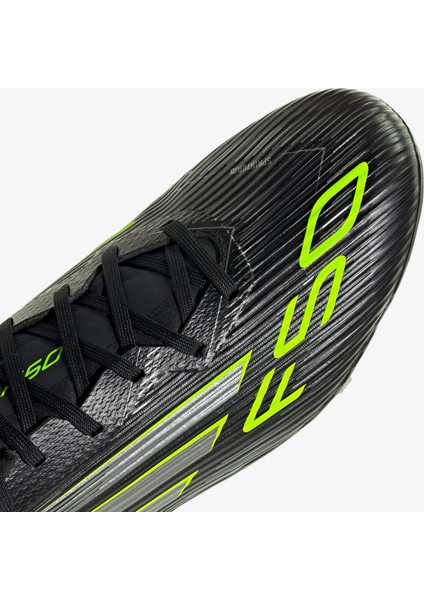 F50 League Firm-Multi Ground Erkek Siyah Çim Saha Kramponu.-