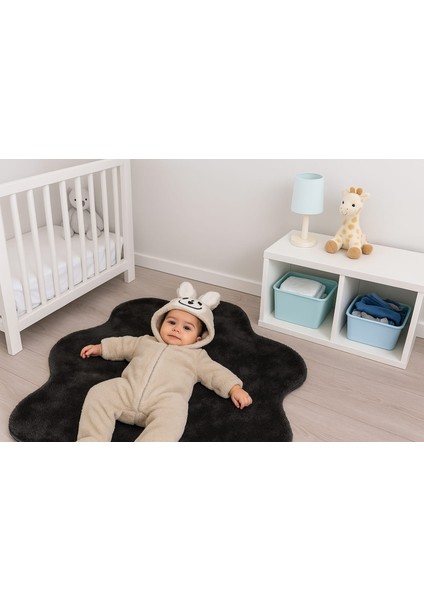 Labubu Desenli Peluş Erkek Tulum