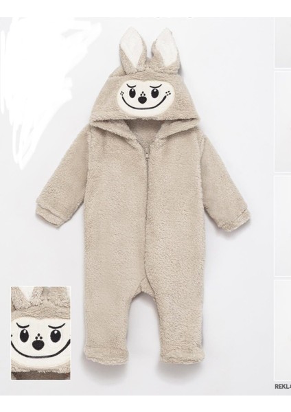 Labubu Desenli Peluş Erkek Tulum fiyatları