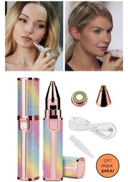 Simli 2'si 1 Arada Yüz Kaş Bıyık Epilatör indirimleri