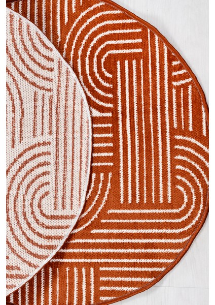 Revna Yuvarlak Halı | Yıkanabilir, Kaymaz Taban, Modern Salon ve Mutfak Halısı indirimleri