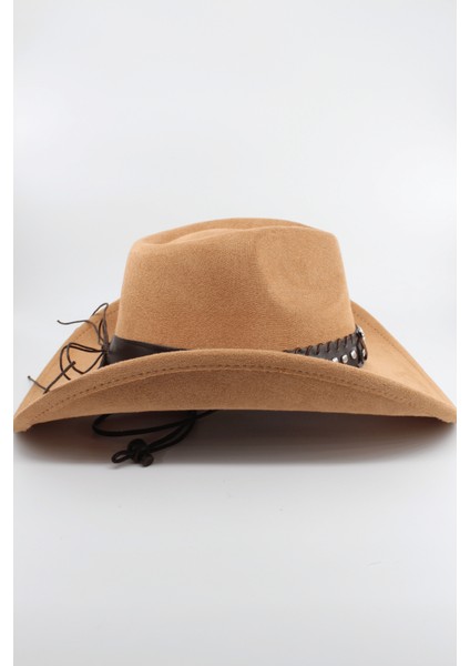 Unisex Kovboy Şapka – Ayarlanabilir Ip Detaylı, Deri Tokalı Western Şapka modelleri