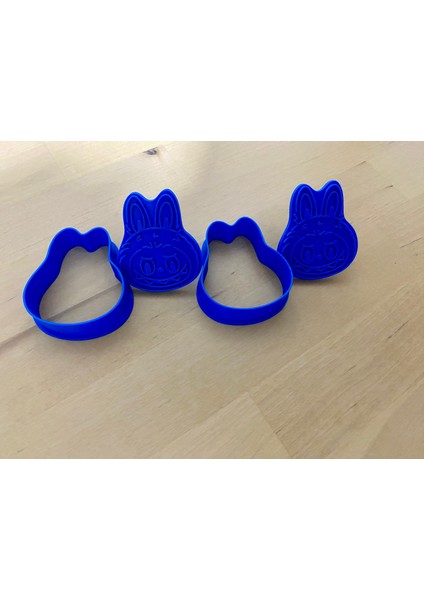 Labubu Figürlü Ikili Kurabiye Kalıbı Seti