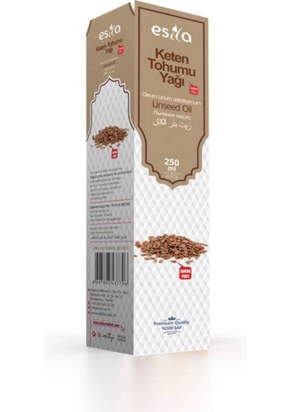 Keten Tohumu Yağı 250 Ml.