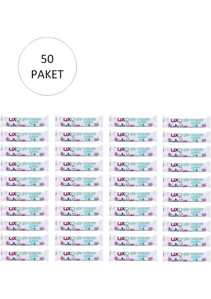 J-250 Jumbo Boy Çöp Torbası 80 x 110 cm 10 Lu Rulo x 50 Paket = 500 Adet (Mavi)