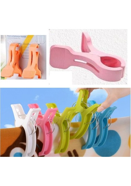 Mont - Battaniye ve Plaj Havlusu Mandalı- Xl 2 Adet